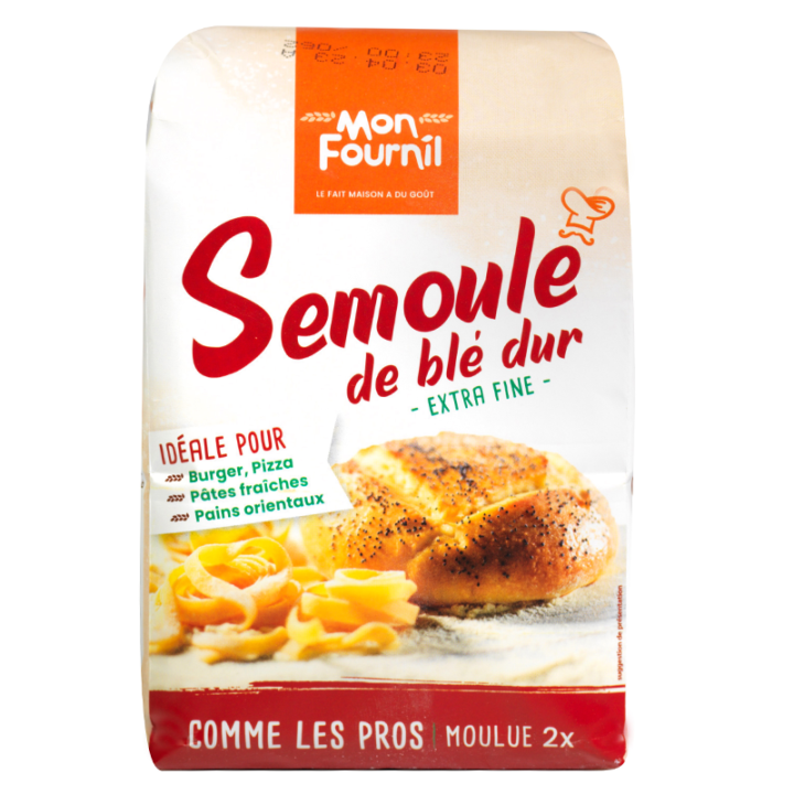 Semoule de blé dur extra-fine - Mon Fournil